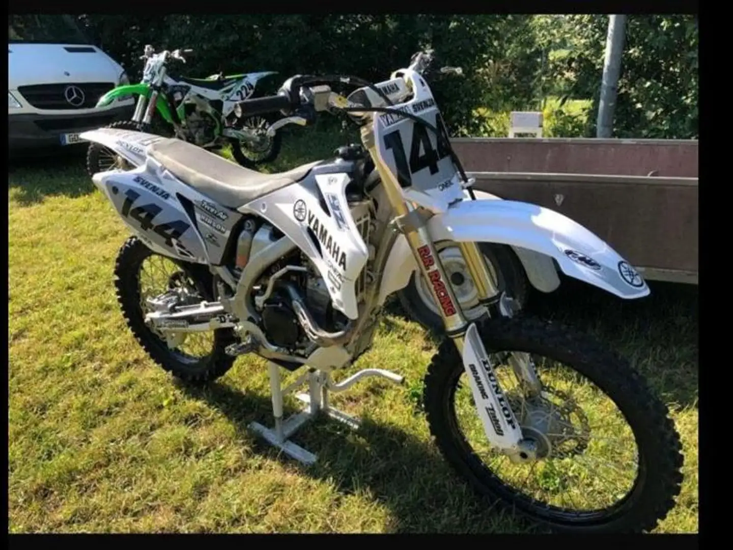 Yamaha YZ 250 YZ250F Blanc - 1