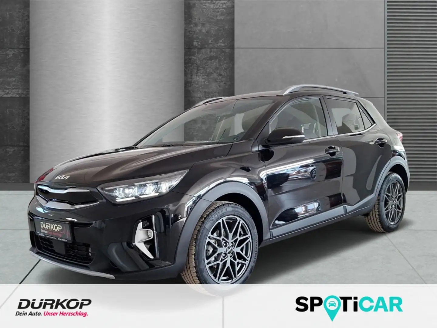Kia Stonic NIGHTLINE Navi LED-Licht Klimaautom Sitzhzg Lenkra Schwarz - 1