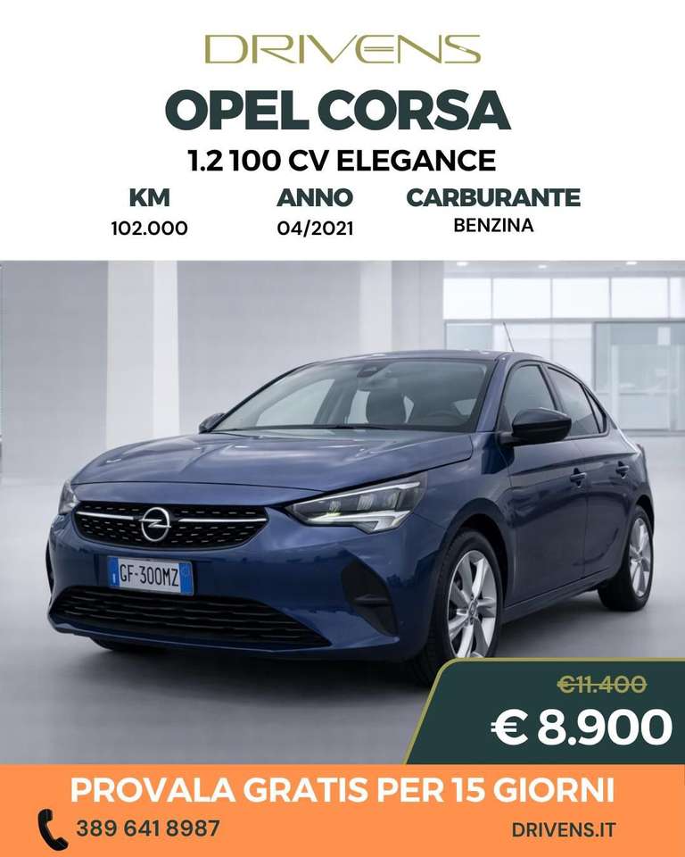Opel Corsa 1.2 Elegance 100cv MT6