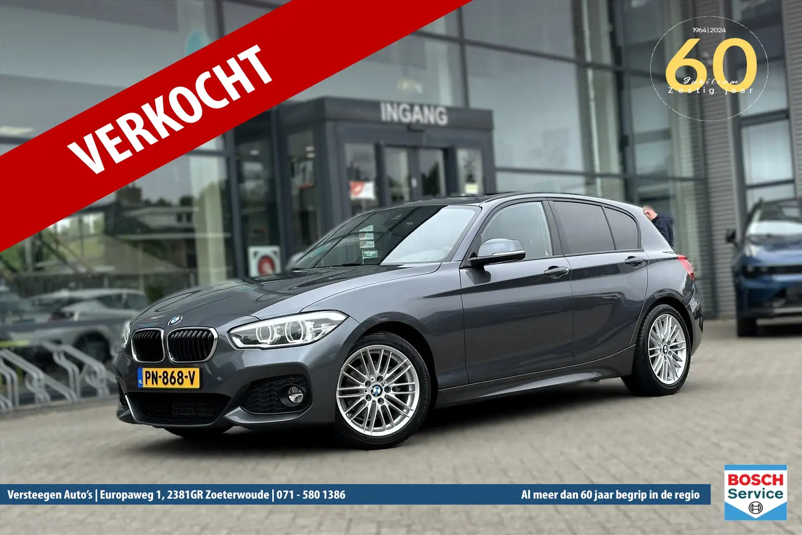 BMW 118 1-Serie (f20) 118D 105KW 5DR AUT8 Executive M-Pakk Grigio - 1
