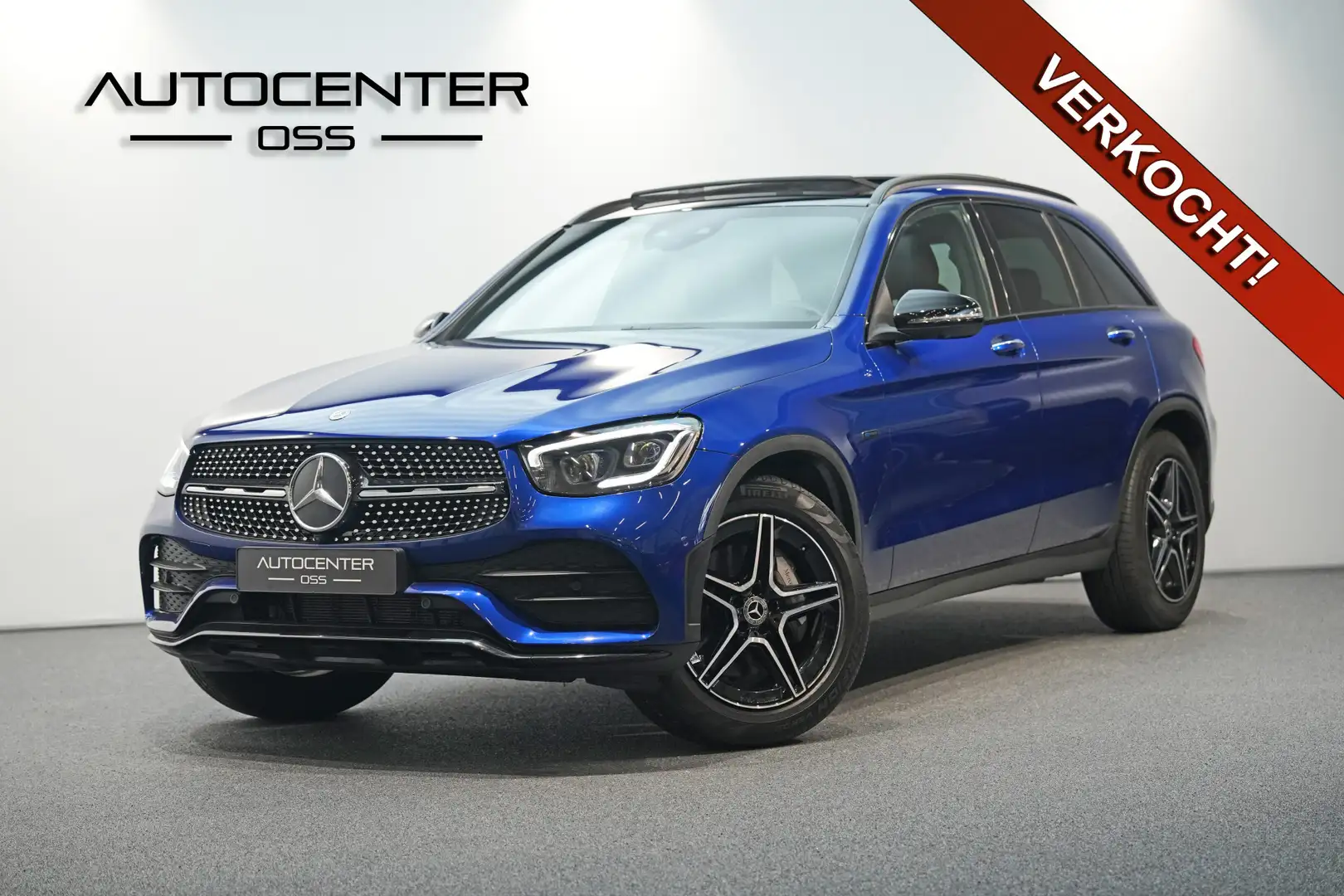 Mercedes-Benz GLC 300 300e 4MATIC AMG ✅ PANO ✅ BURMESTER ✅ AIRMATIC ✅ 36 Bleu - 1
