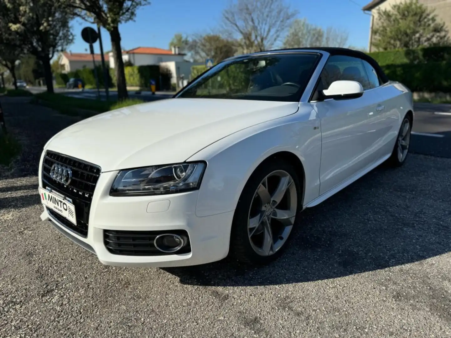 Audi A5 Cabrio 3.0 V6 TDI F.AP.qu.S tr. Amb. IVA ESPOSTA Bianco - 1