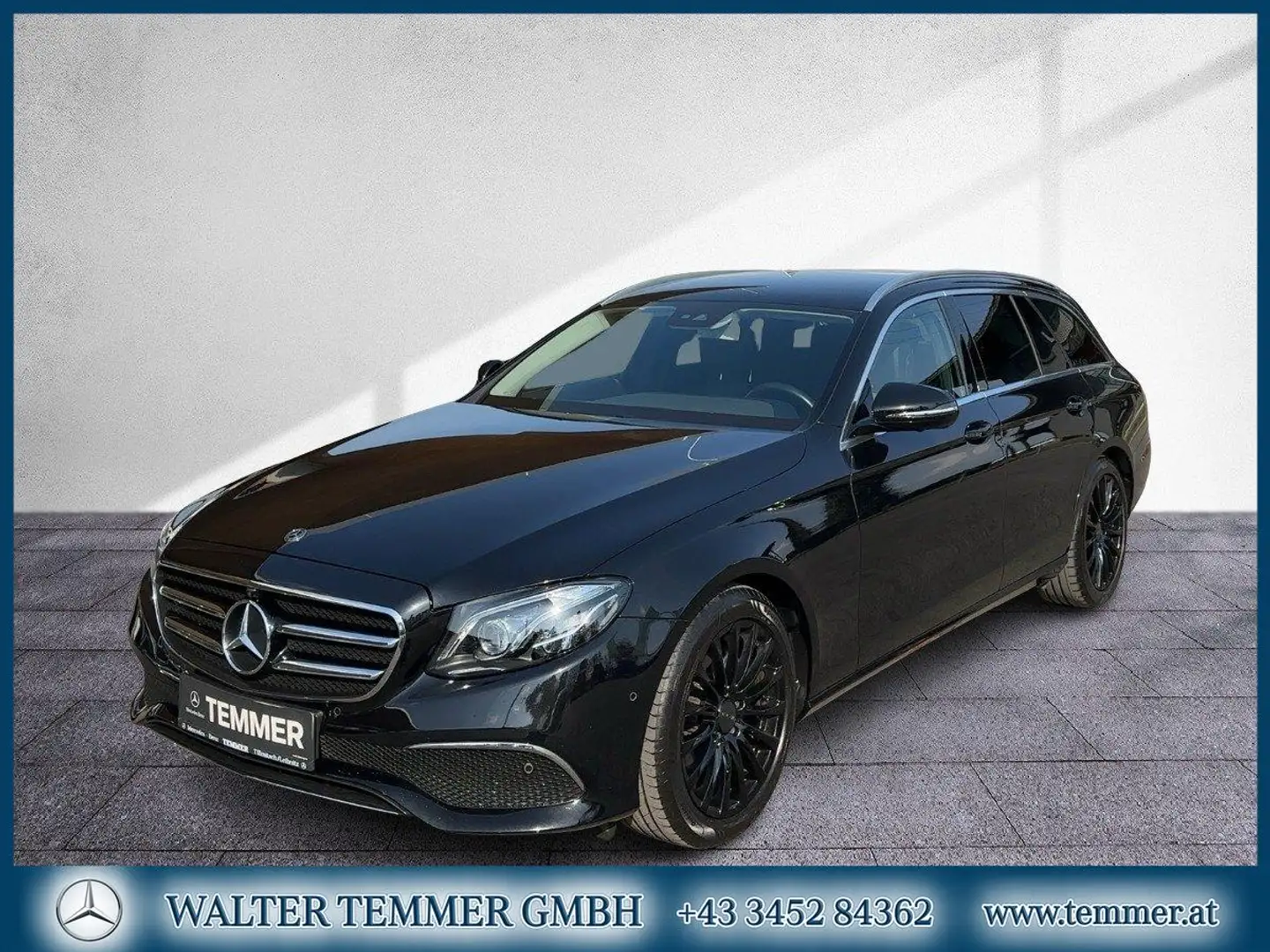 Mercedes-Benz E 220 d T-Modell Avantgarde Prem MBeam 360°Kam Schwarz - 1