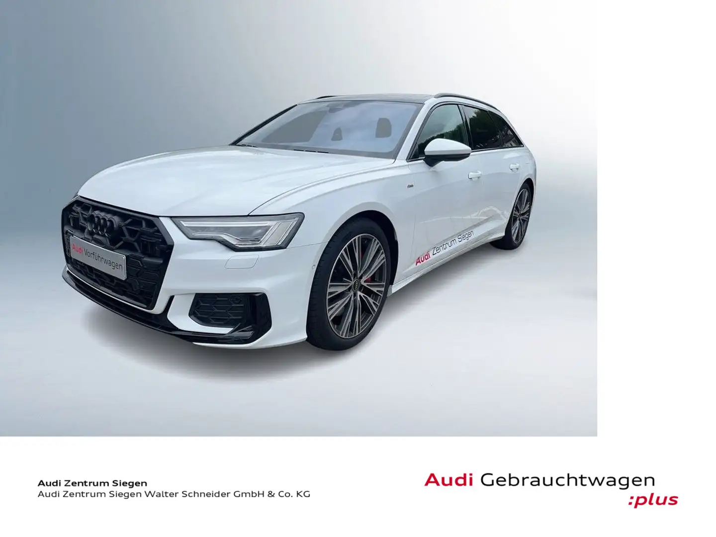 Audi A6 55 TFSI e quattro S line Weiß - 1