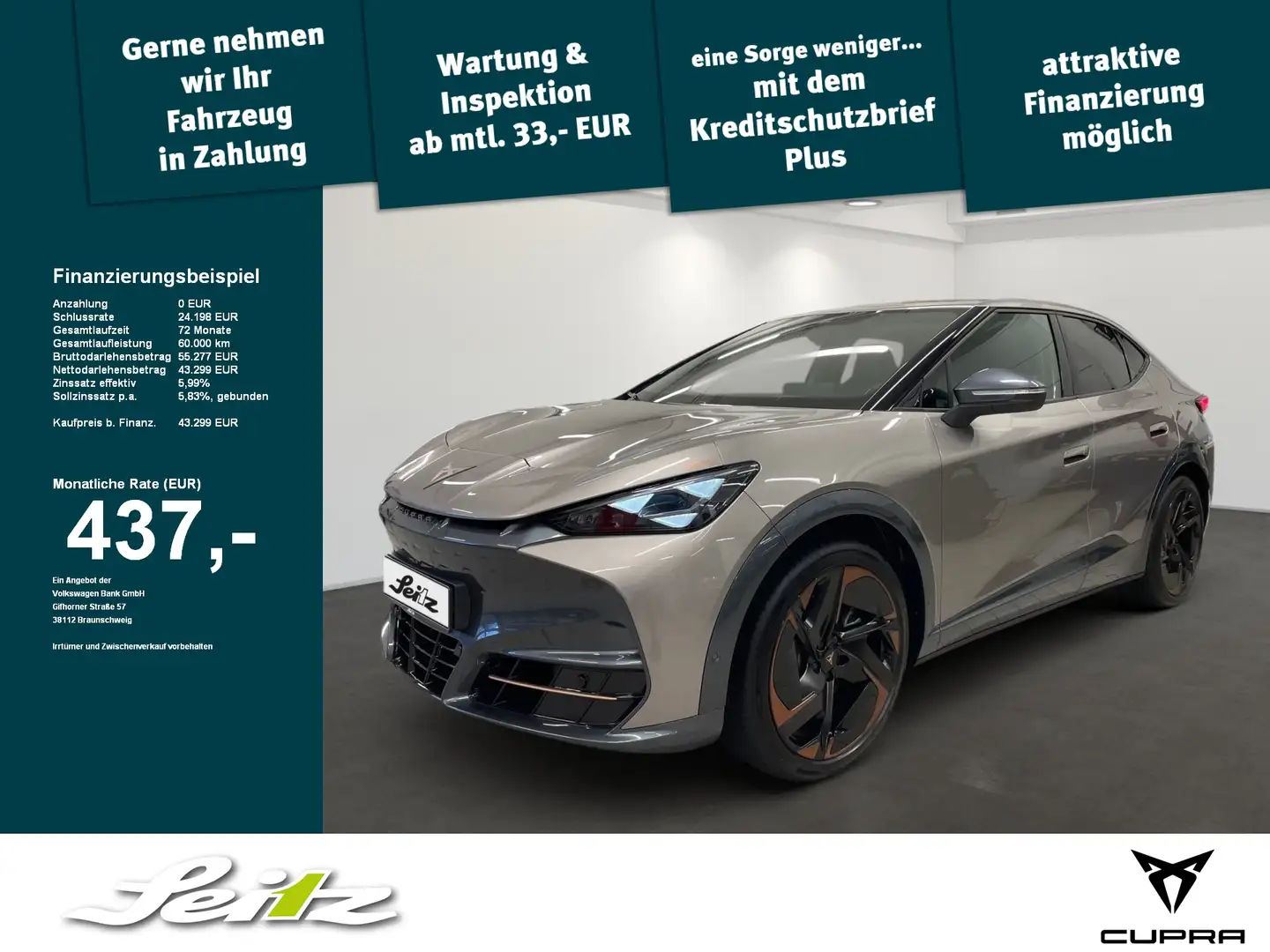 CUPRA Tavascan 4Drive VZ *HEAD-UP*PANO*MATRIX*KAMERA* Beige - 1