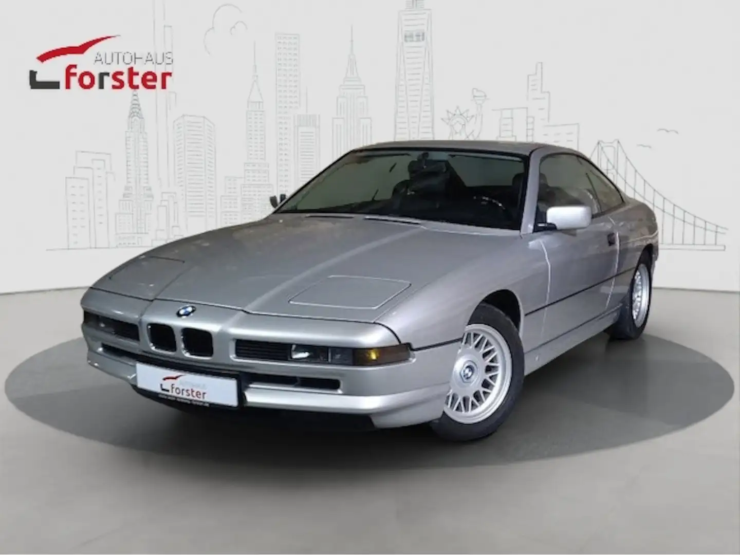 BMW 850 850i Coupe E31 Note 2 Plateado - 1
