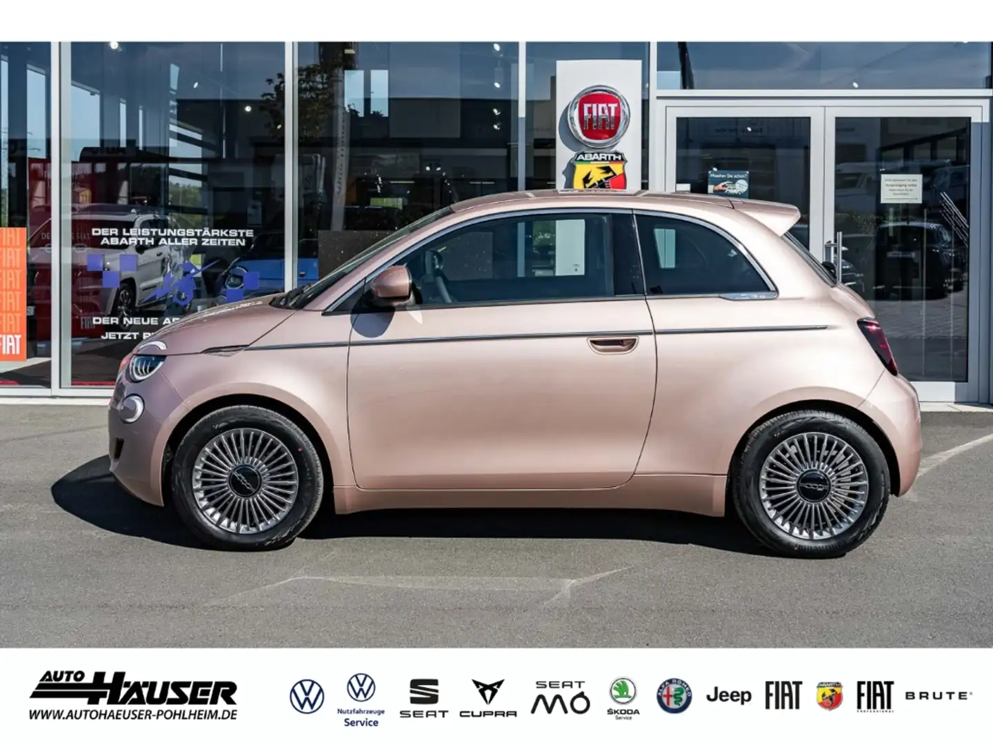 Fiat 500e 42 kWh TEMPOMAT APPLE ANDROID MY23 Gold - 2