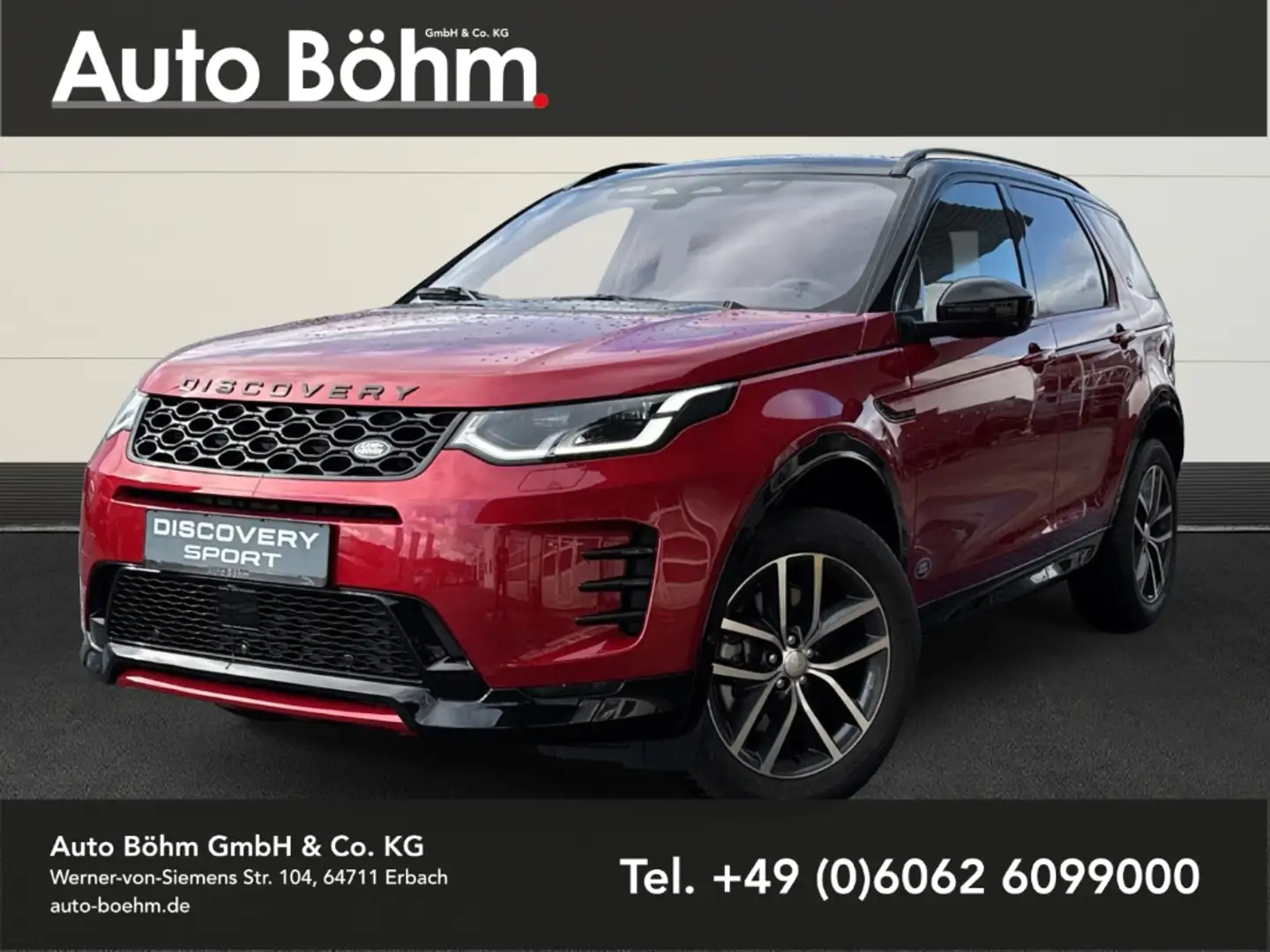 Land Rover Discovery Sport D165 Dynamic SE+AHK+ACC+Keyless Red - 1