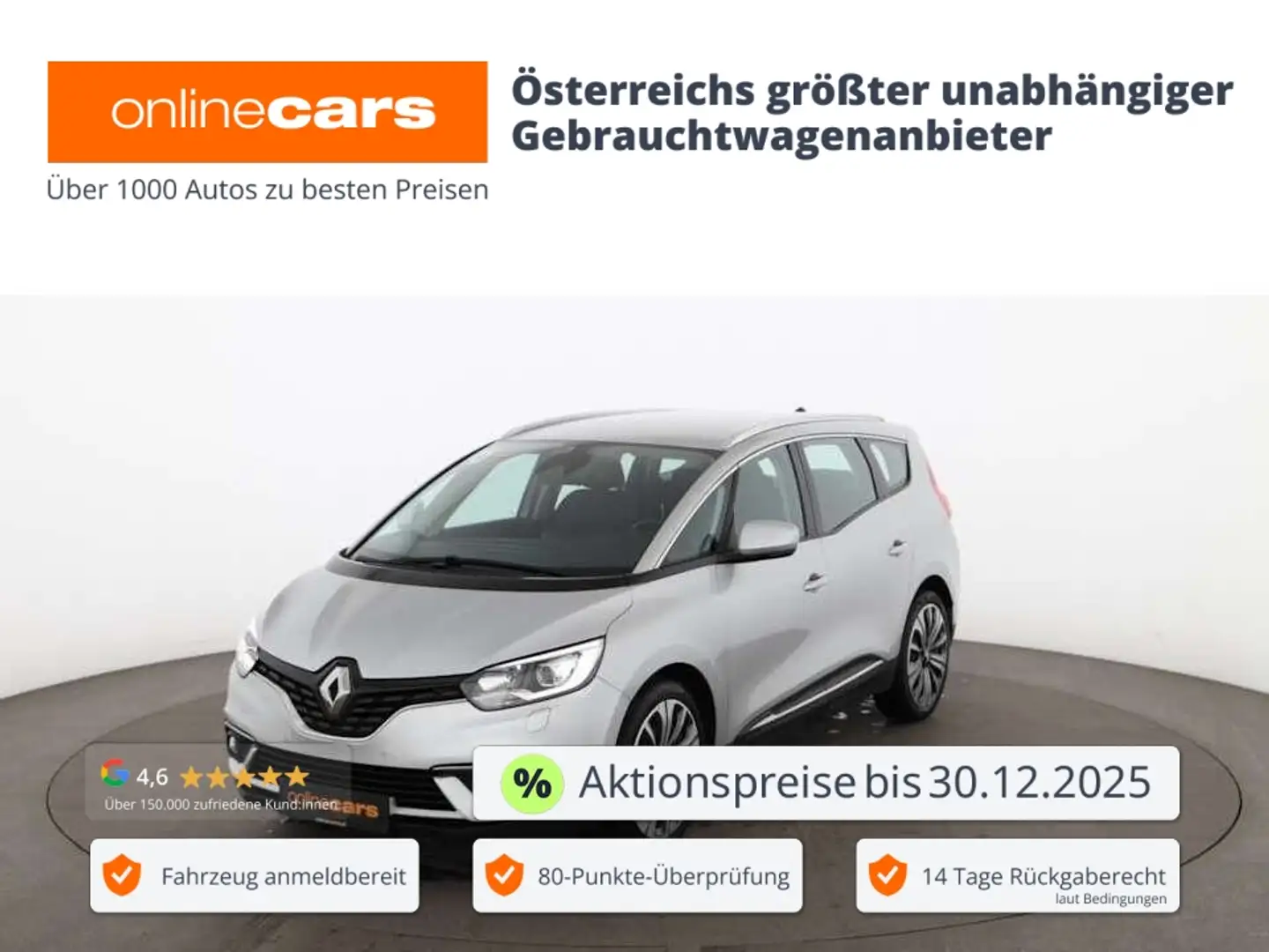 Renault Grand Scenic IV 1.7 dCi Business AHK NAVI SITZHZG Grau - 1