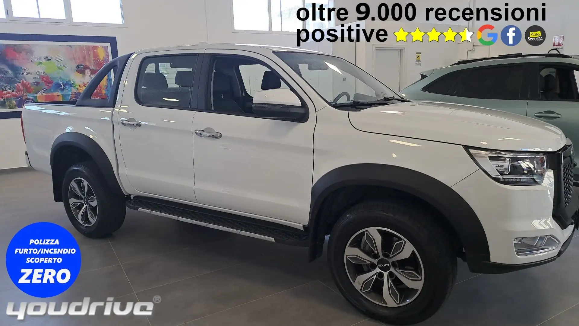 EVO Cross4 2.0 Turbo Diesel Doppia Cabina KM 34.000 Blanco - 1
