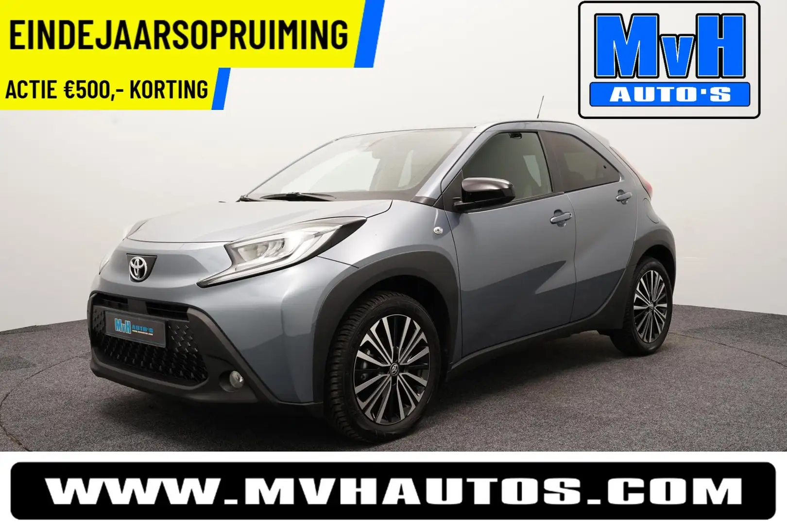 Toyota Aygo X 1.0 VVT-i MT Pulse|STOELVERWARMING|LED|DRCC|CLIMA Grijs - 1