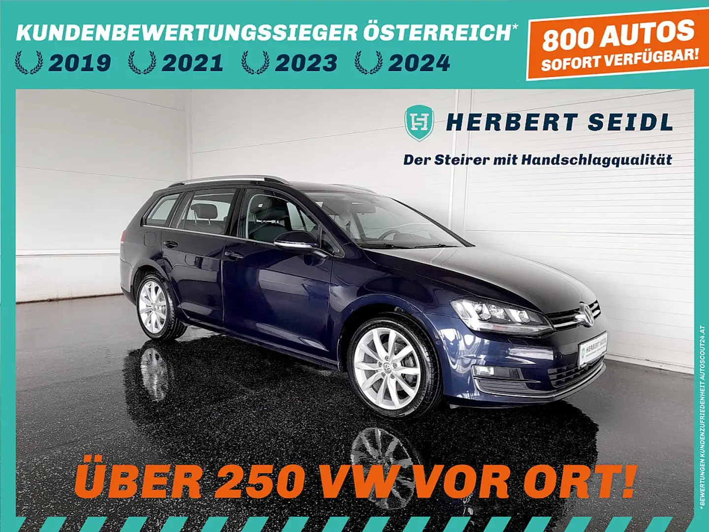 Volkswagen Golf Variant Golf VII Variant HL 2,0 TDI DSG *XENON / NAVI /... Blau - 1