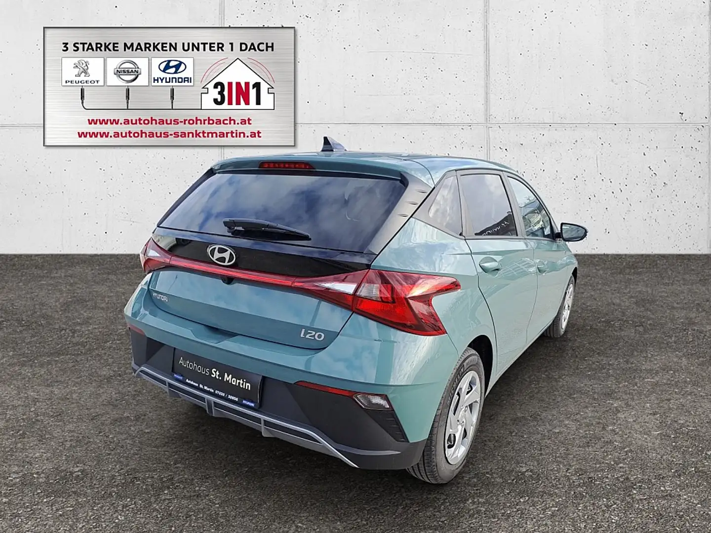 Hyundai i20 1,2 MPI GO Groen - 2