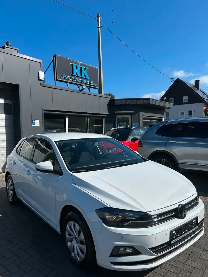 Volkswagen Polo VI Comfortline Klima AHK Wit - 1
