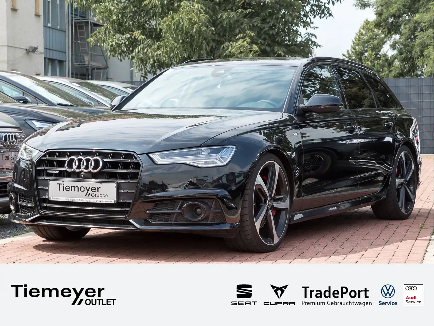 Audi A6 3.0 TDI Q S LINE COMPETITION NAVI MATRIX PANO Zwart - 1