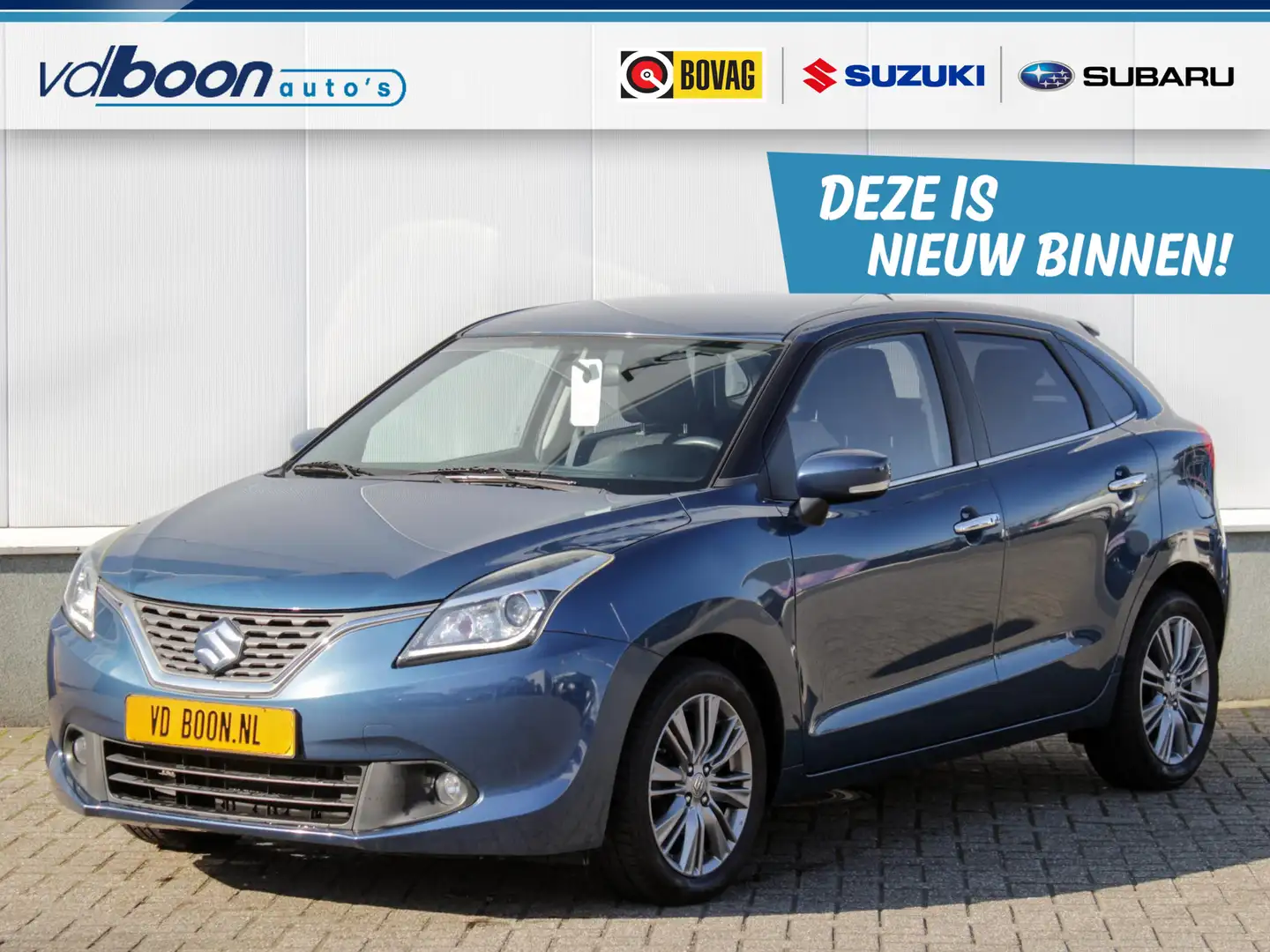 Suzuki Baleno 1.0 Boosterjet High Executive | Navi | Adap. Cruis Blauw - 1