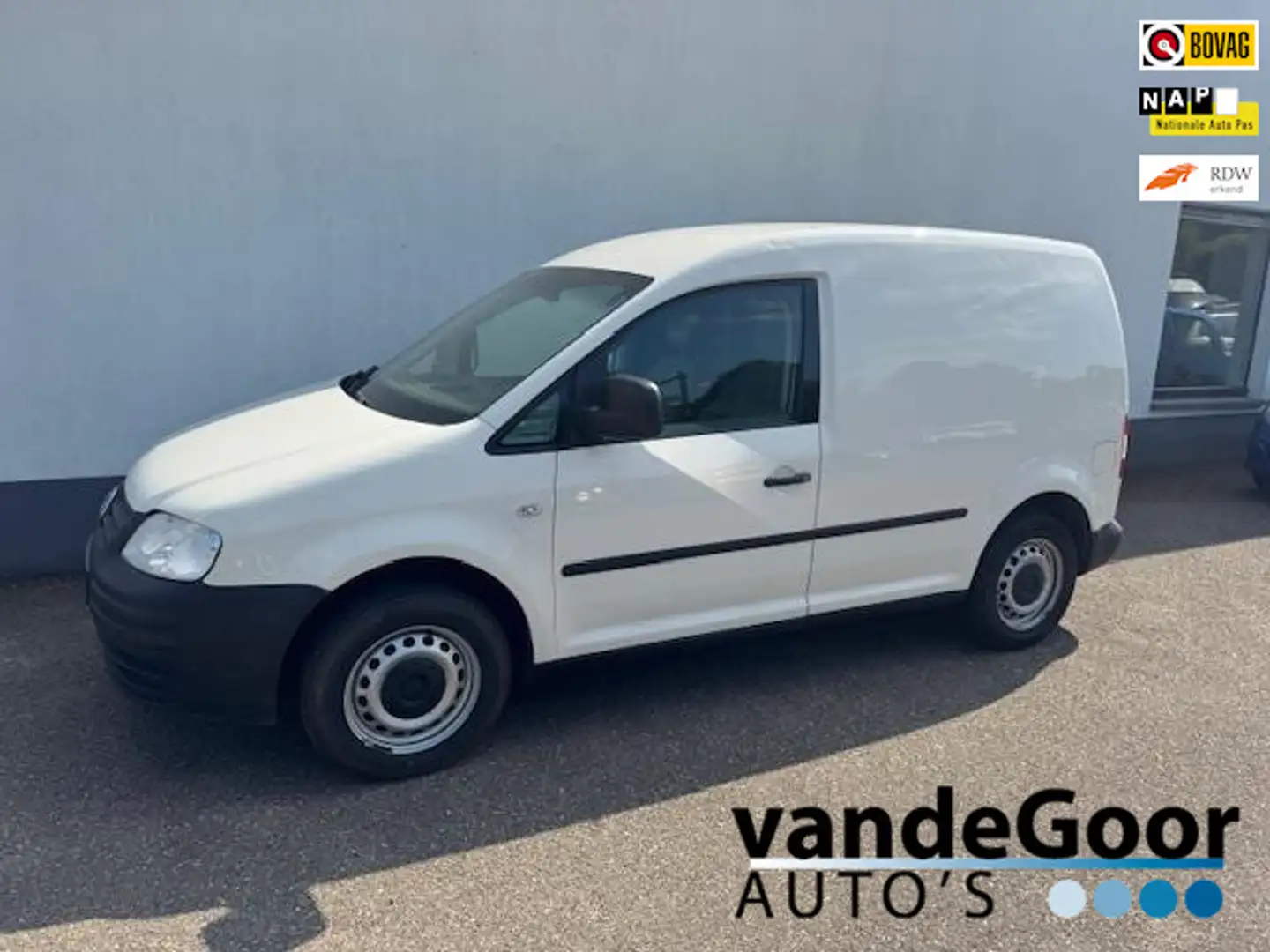 Volkswagen Caddy 2.0 SDI, 07, cruise, trekhaak, schuifdeur, marge ! Weiß - 1