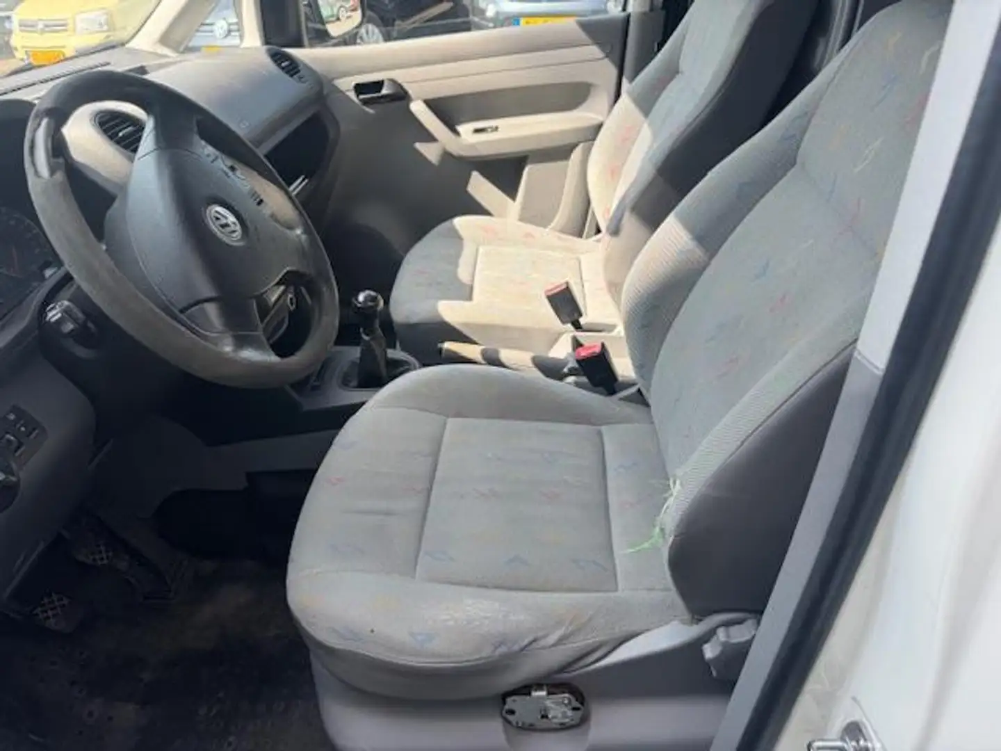 Volkswagen Caddy 2.0 SDI, 07, cruise, trekhaak, schuifdeur, marge ! Weiß - 2