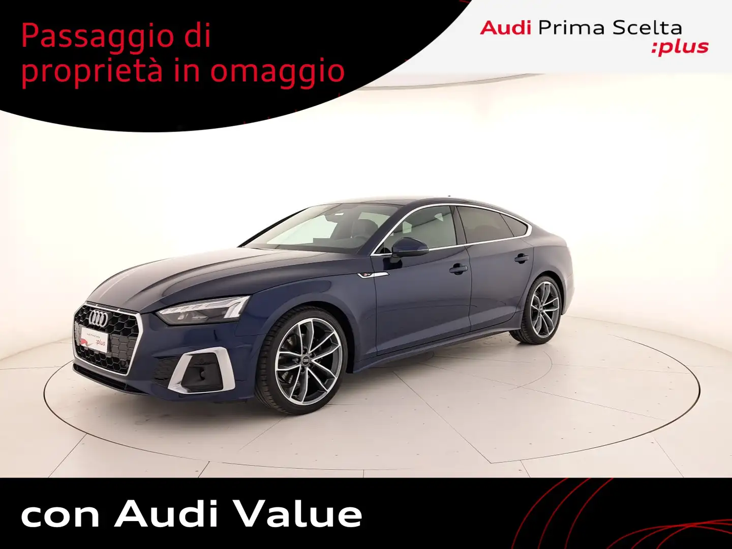 Audi A5 sportback 35 2.0 tdi mhev s line edition 163cv s-t Blu/Azzurro - 1