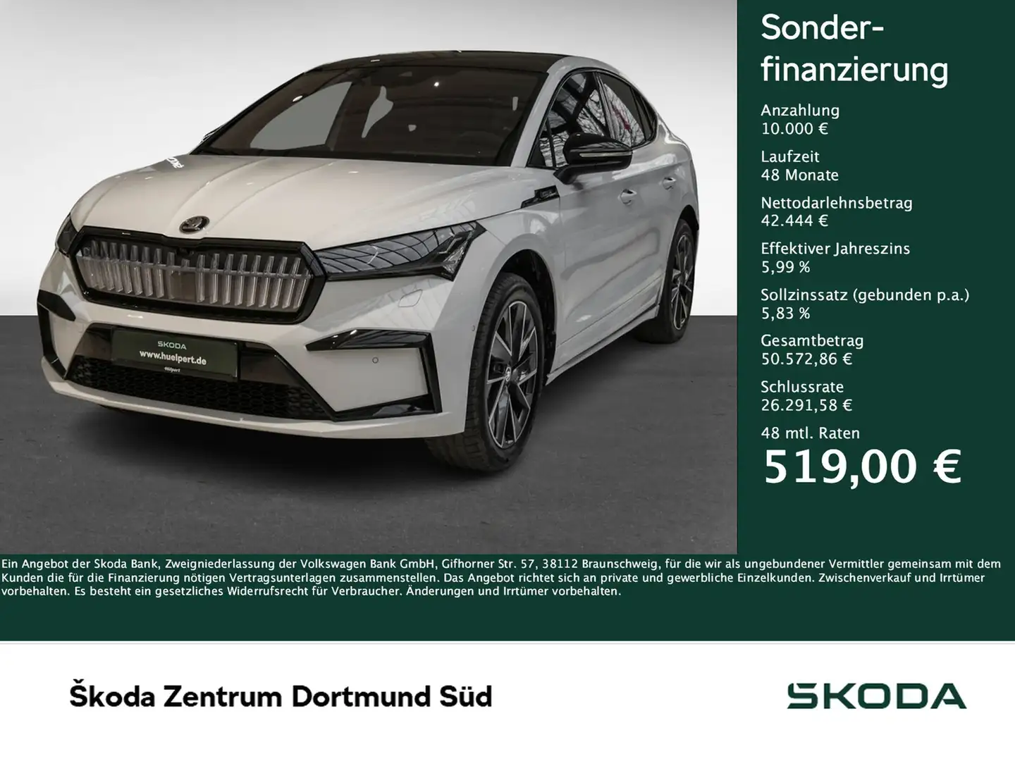 Skoda Enyaq Coupe 85 Sportline MAXX AHK HUD CANTON MATRIX Blanco - 1