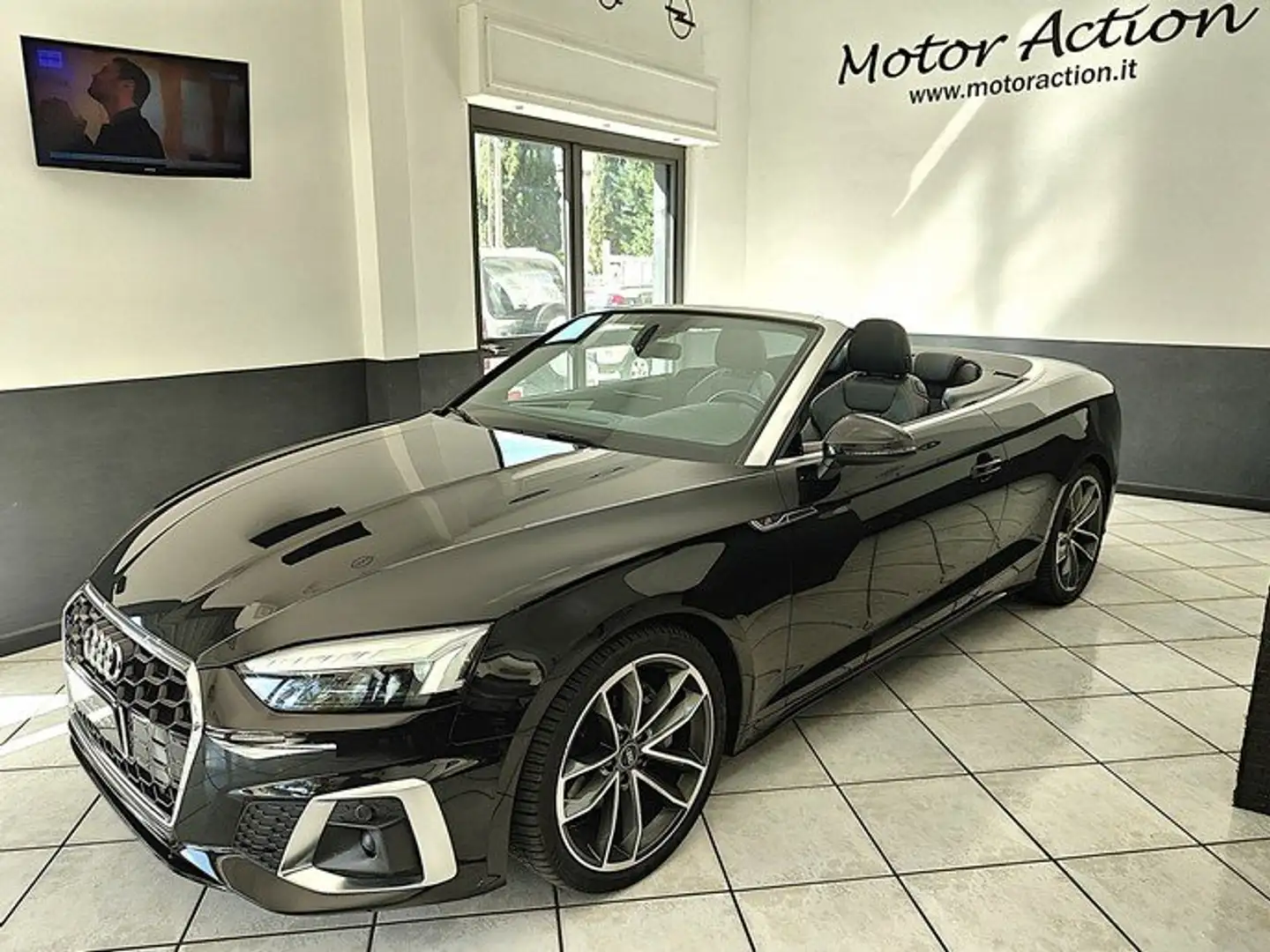 Audi A5 Cabrio 40 2.0 tdi mhev S line quattro 204 cv Nero - 1