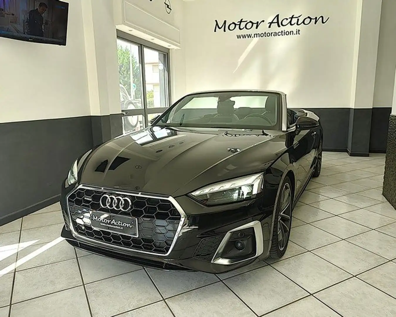 Audi A5 Cabrio 40 2.0 tdi mhev S line quattro 204 cv Nero - 2