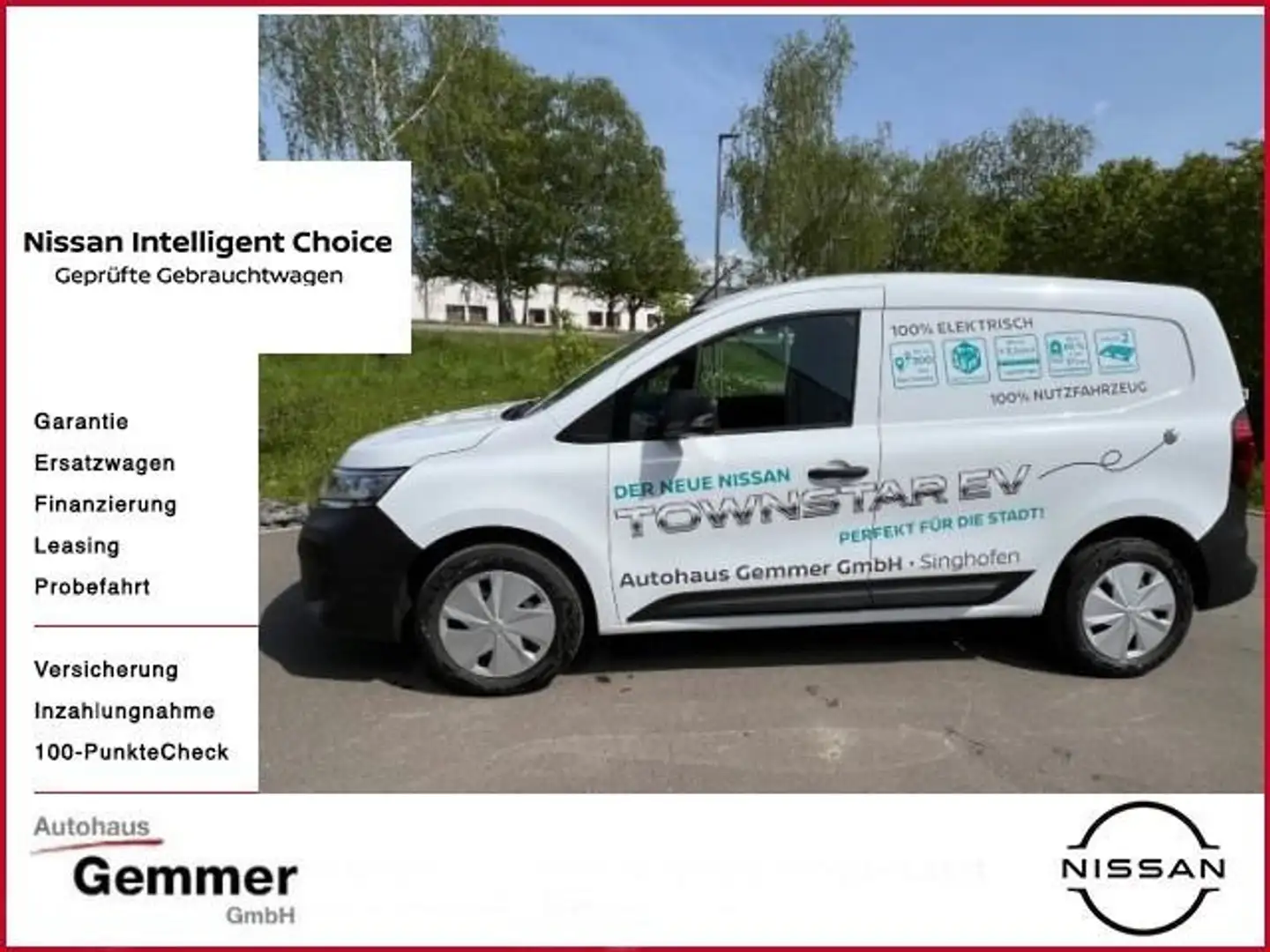 Nissan Townstar EV Kastenwagen L1 MY2 Acenta Option Белый - 2