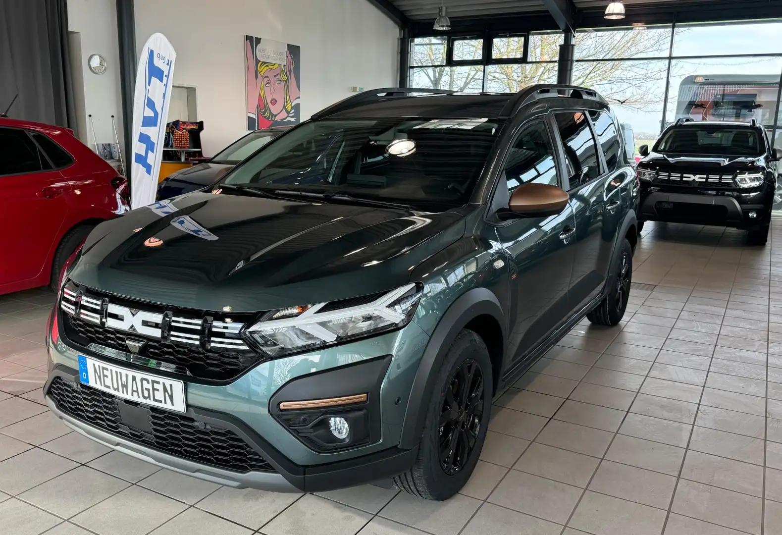 Dacia Jogger Tce 110 Extreme 5-Sitzer PDC vorne+hinten, SHZ Verde - 1