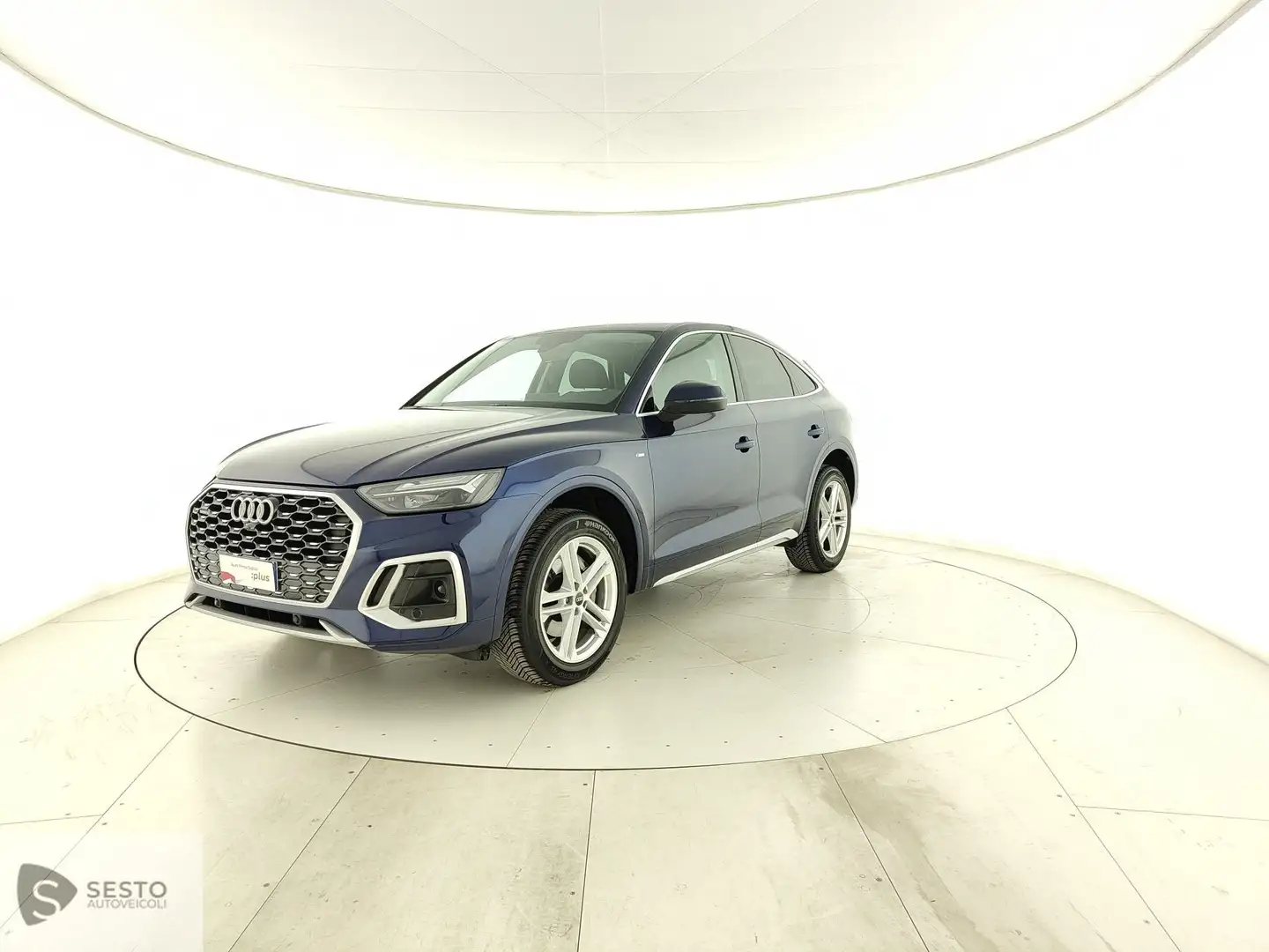 Audi Q5 I Sportback 2021 Sportback 40 2.0 tdi mhev 12V S Blu/Azzurro - 1