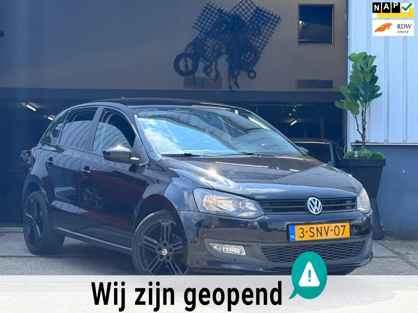 Volkswagen Polo 1.2-12V BlueMotion Comfortline Negru - 1