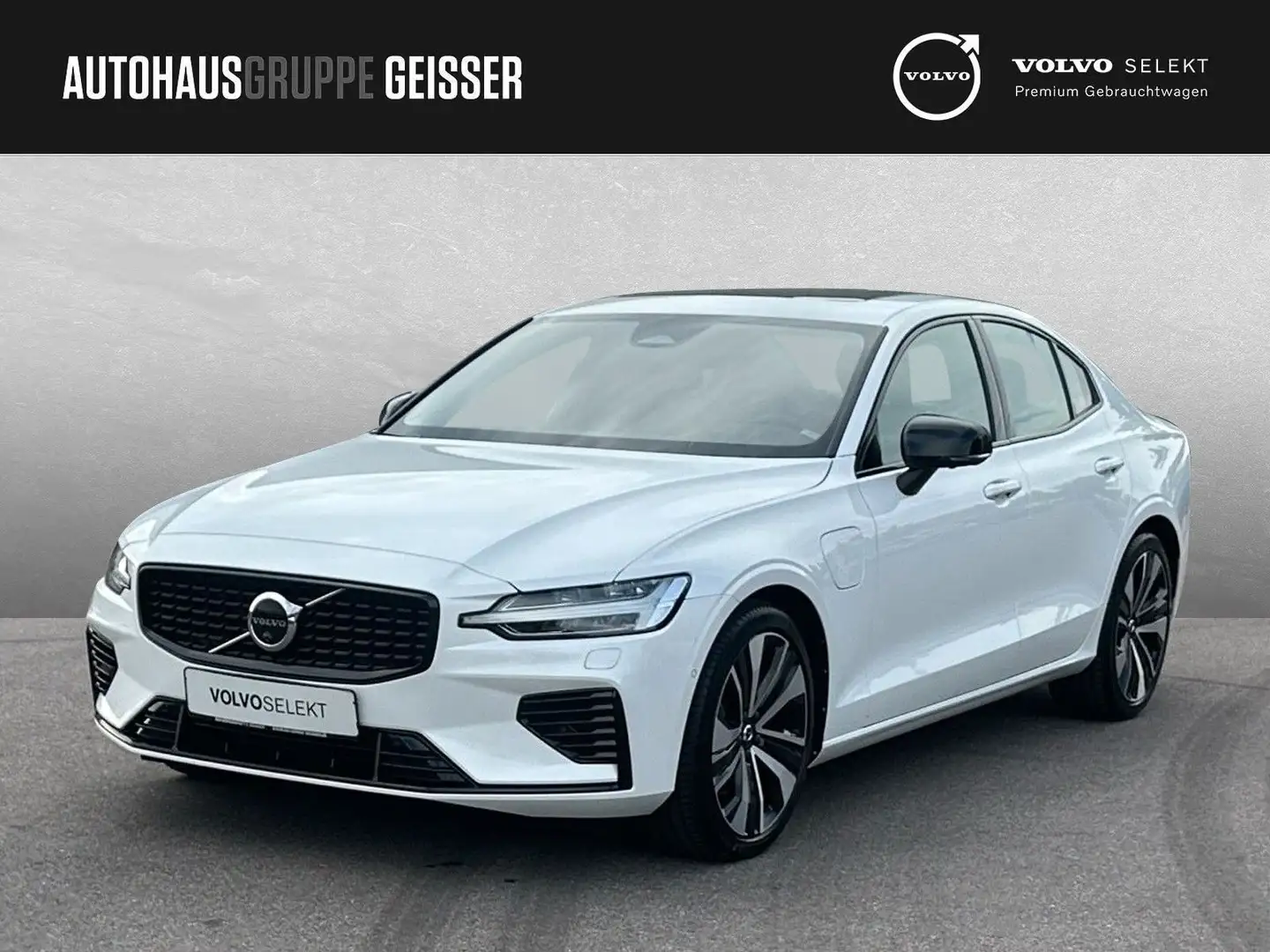 Volvo S60 T8 AWD Recharge Plus Dark  ACC BLIS LED SD Weiß - 1