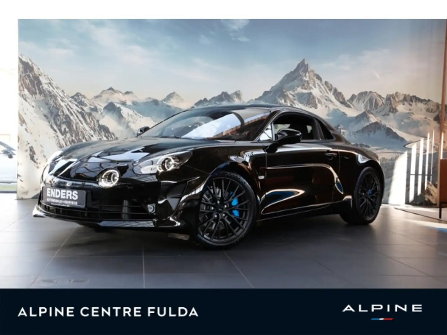 Alpine A110 S Sabelt+ Focal-Premium+ Microfaser + PDC+ Noir - 1