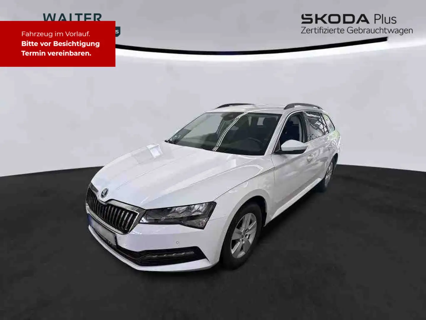 Skoda Superb Combi 2.0 TDI Ambition Navi AHK ACC Bianco - 2