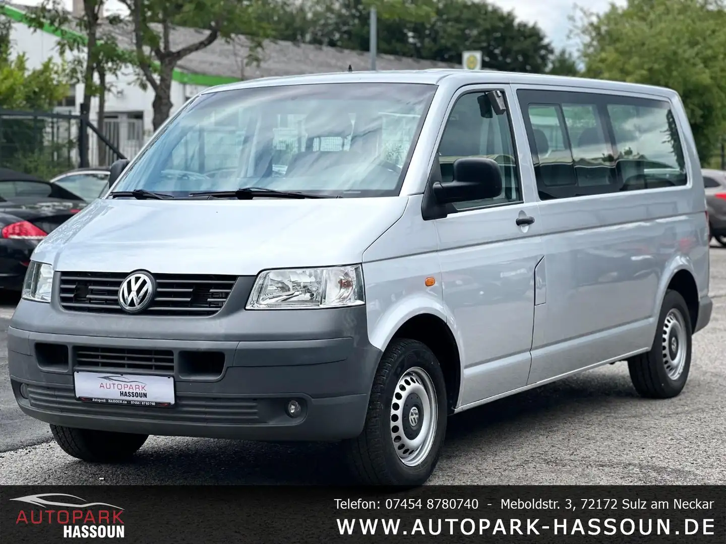 Volkswagen T5 Transporter Kasten-Lang TÜV 05/27 Klima 5-Sitz. Silber - 1