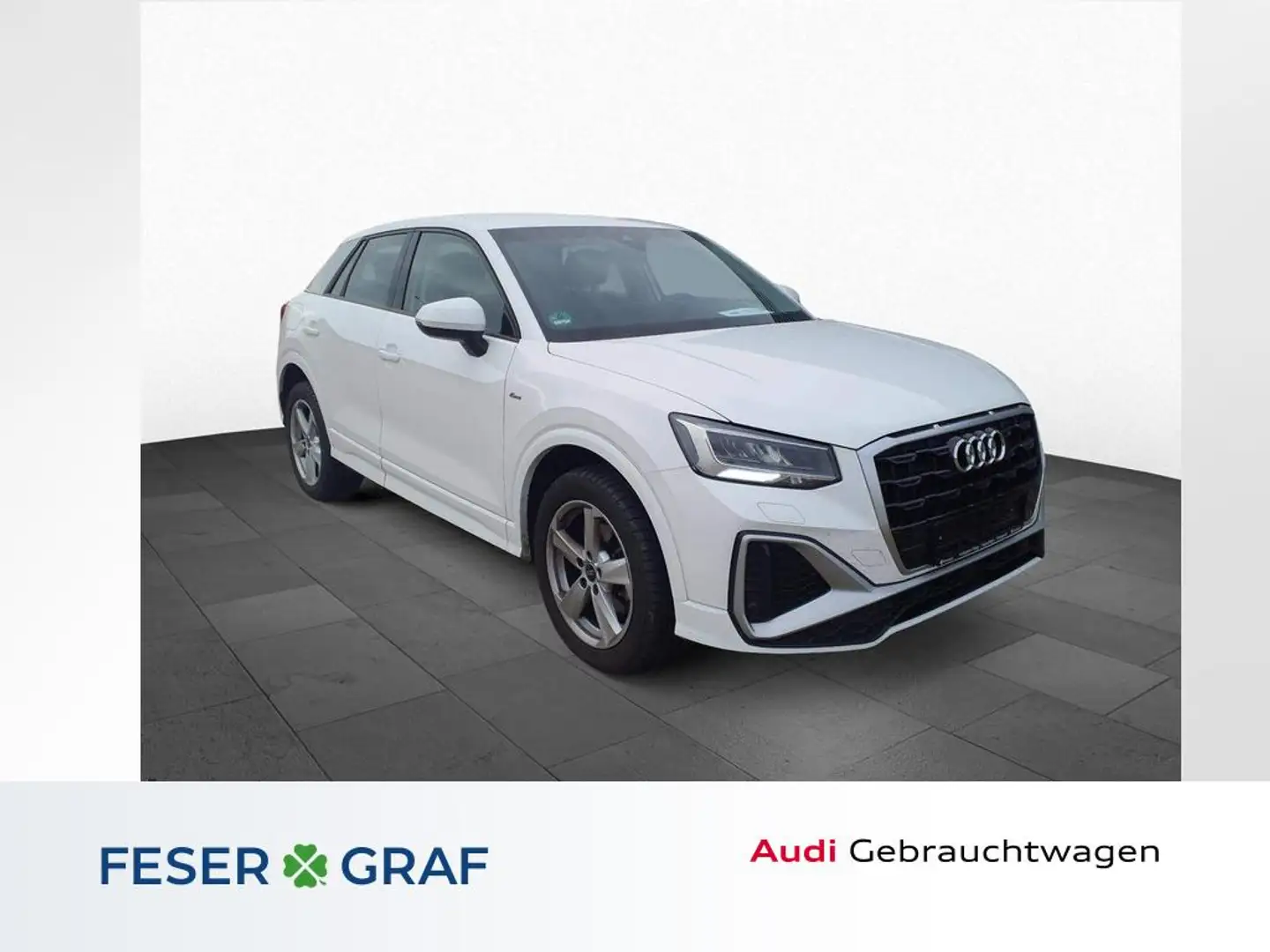 Audi Q2 35TFSI S tronic S line LED/ACC/Navi+/SHZ/PDC Weiß - 1