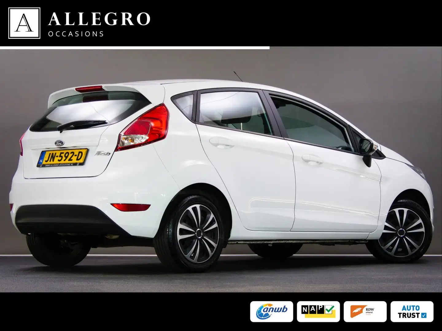 Ford Fiesta 1.0 Style (NAVIGATIESYSTEEM, CRUISE CONTROL, BLUET Wit - 2