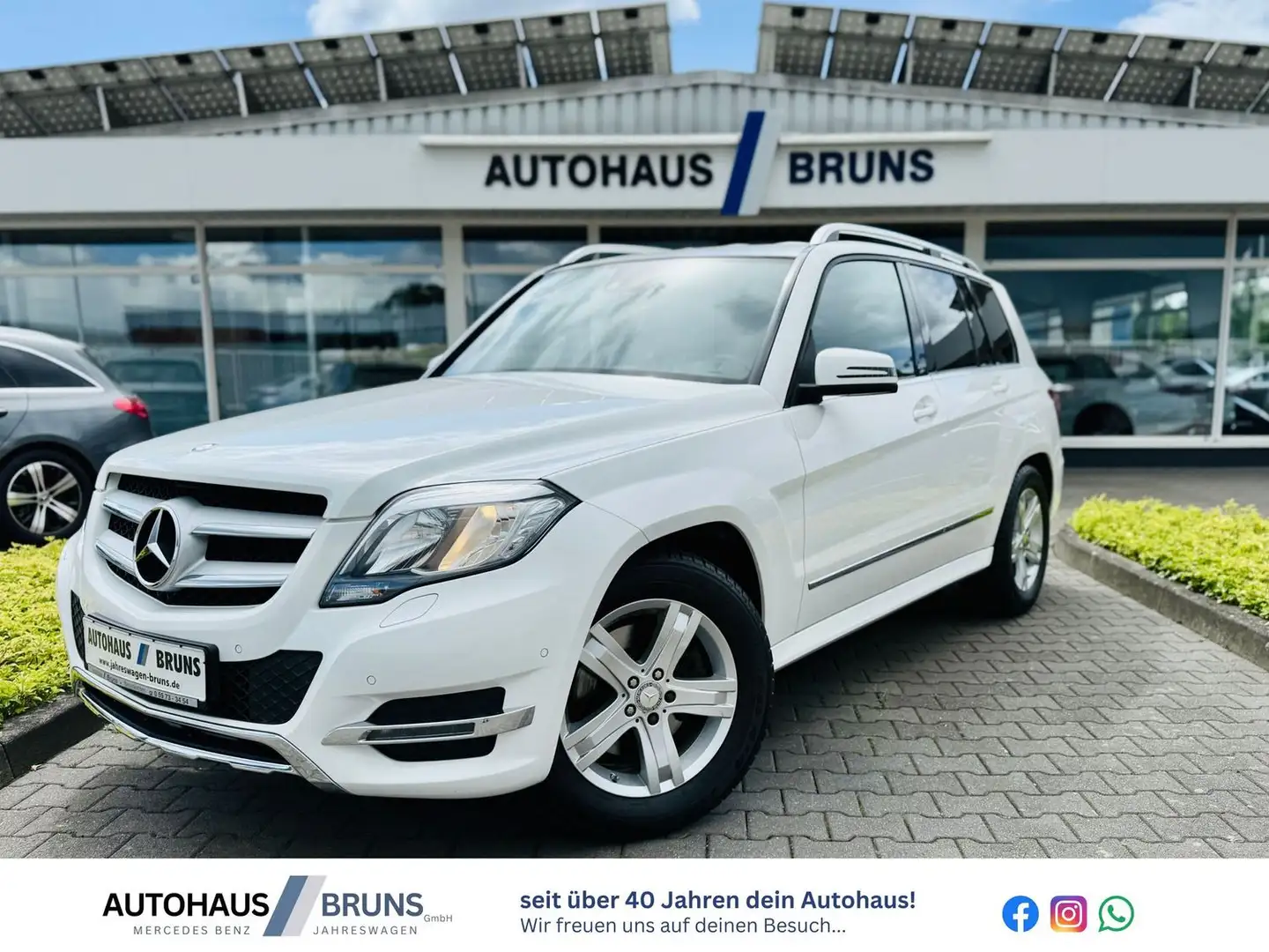 Mercedes-Benz GLK 220 CDI 4M Automatik, AHK, EasyPack, PTS, Comand, SHZ, Weiß - 1