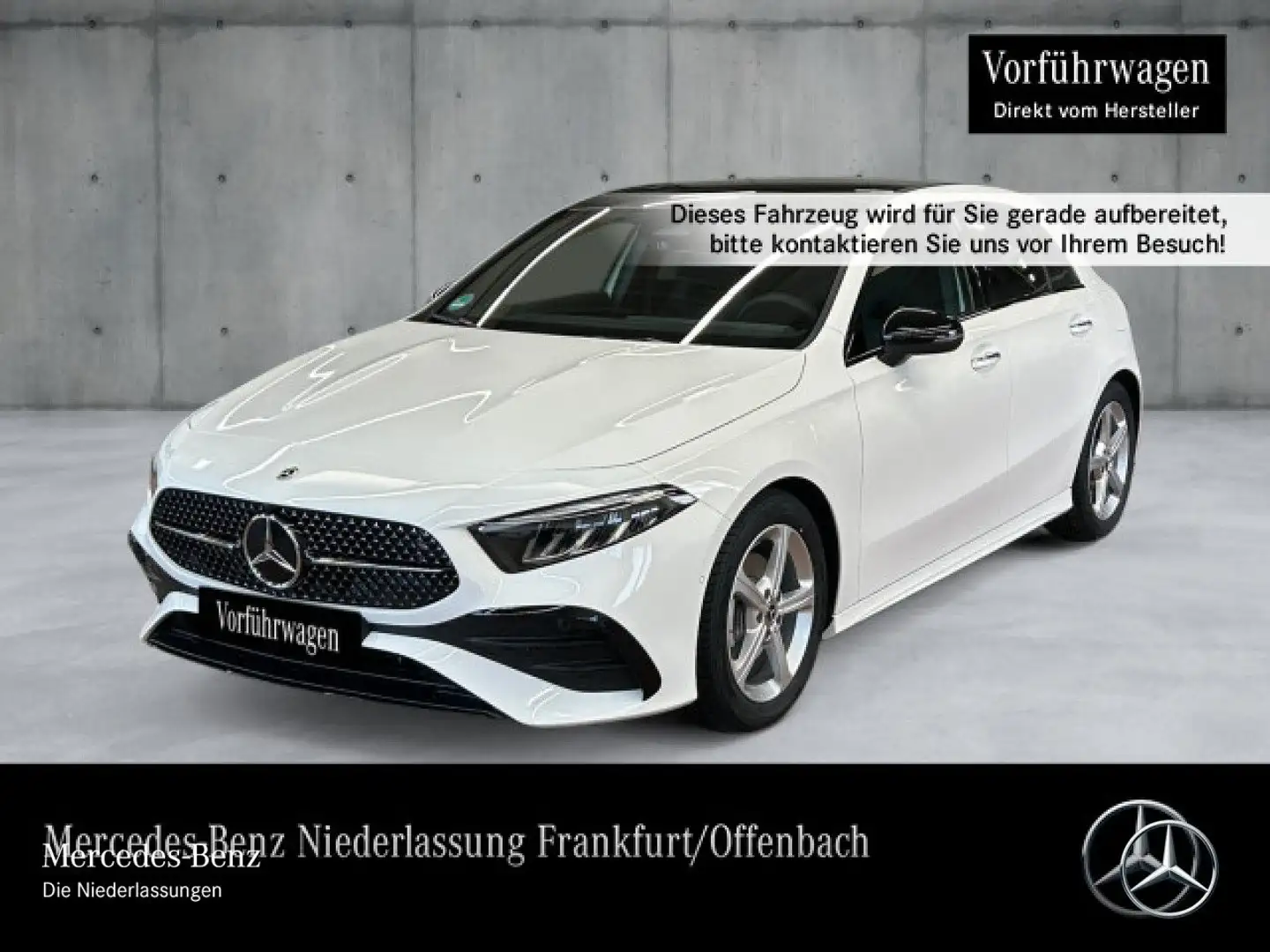 Mercedes-Benz A 200 AMG+NIGHT+PANO+LED+KAMERA+TOTW+KEYLESS+7G Weiß - 2