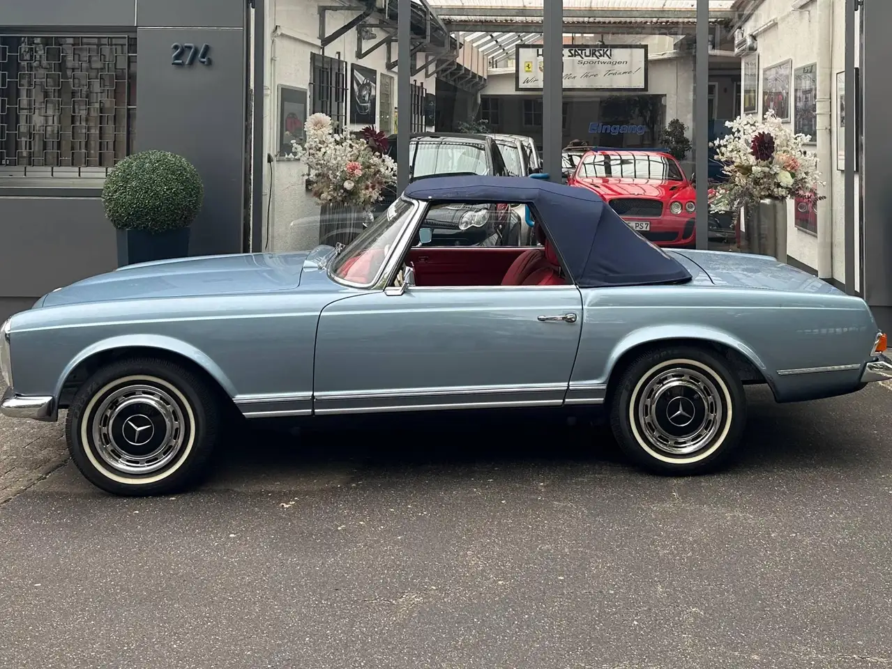 Mercedes-Benz 280 1970 SL 280 Pagode Deutsche Neuwagenauslieferung, 1. Besitzer, im Original Auslieferungszustand, foto 9