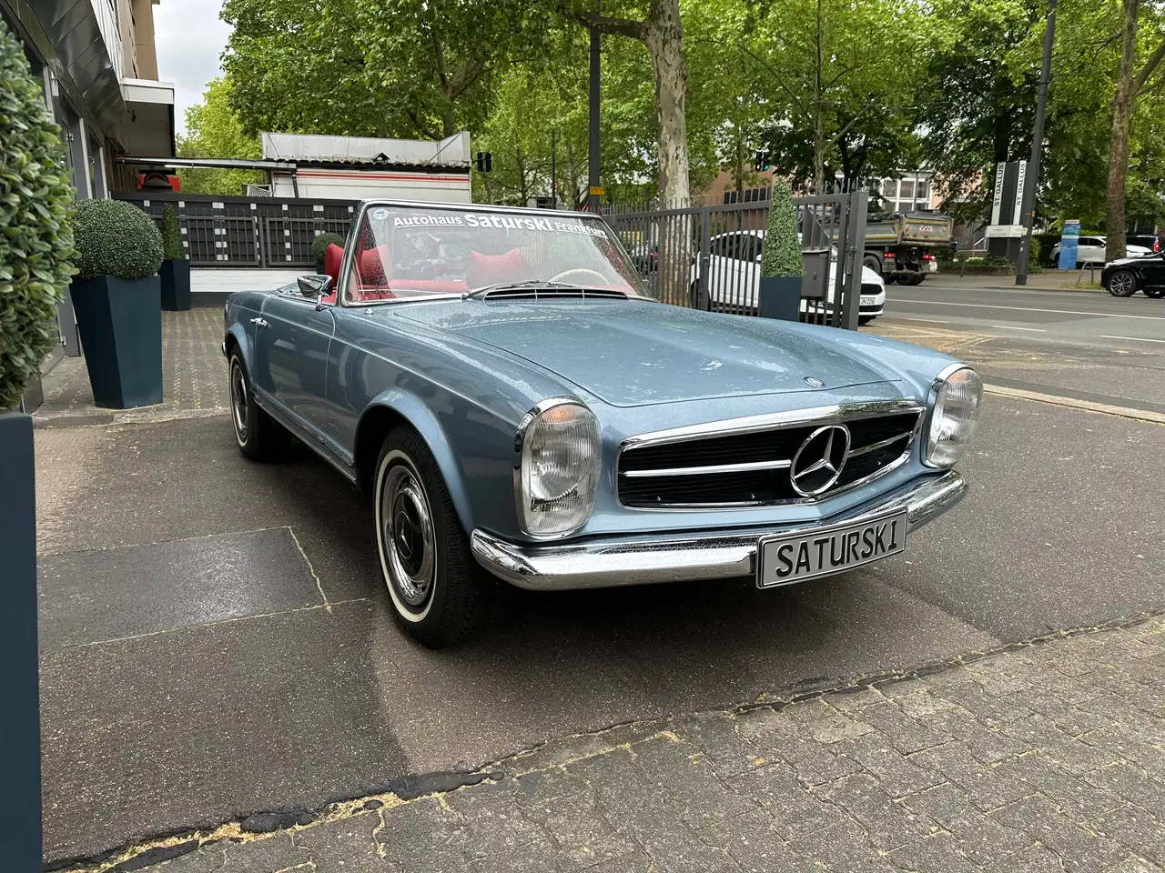 Mercedes-Benz 280 1970 SL 280 Pagode Deutsche Neuwagenauslieferung, 1. Besitzer, im Original Auslieferungszustand, foto 6