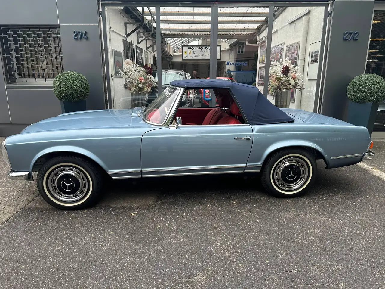 Mercedes-Benz 280 1970 SL 280 Pagode Deutsche Neuwagenauslieferung, 1. Besitzer, im Original Auslieferungszustand, foto 8