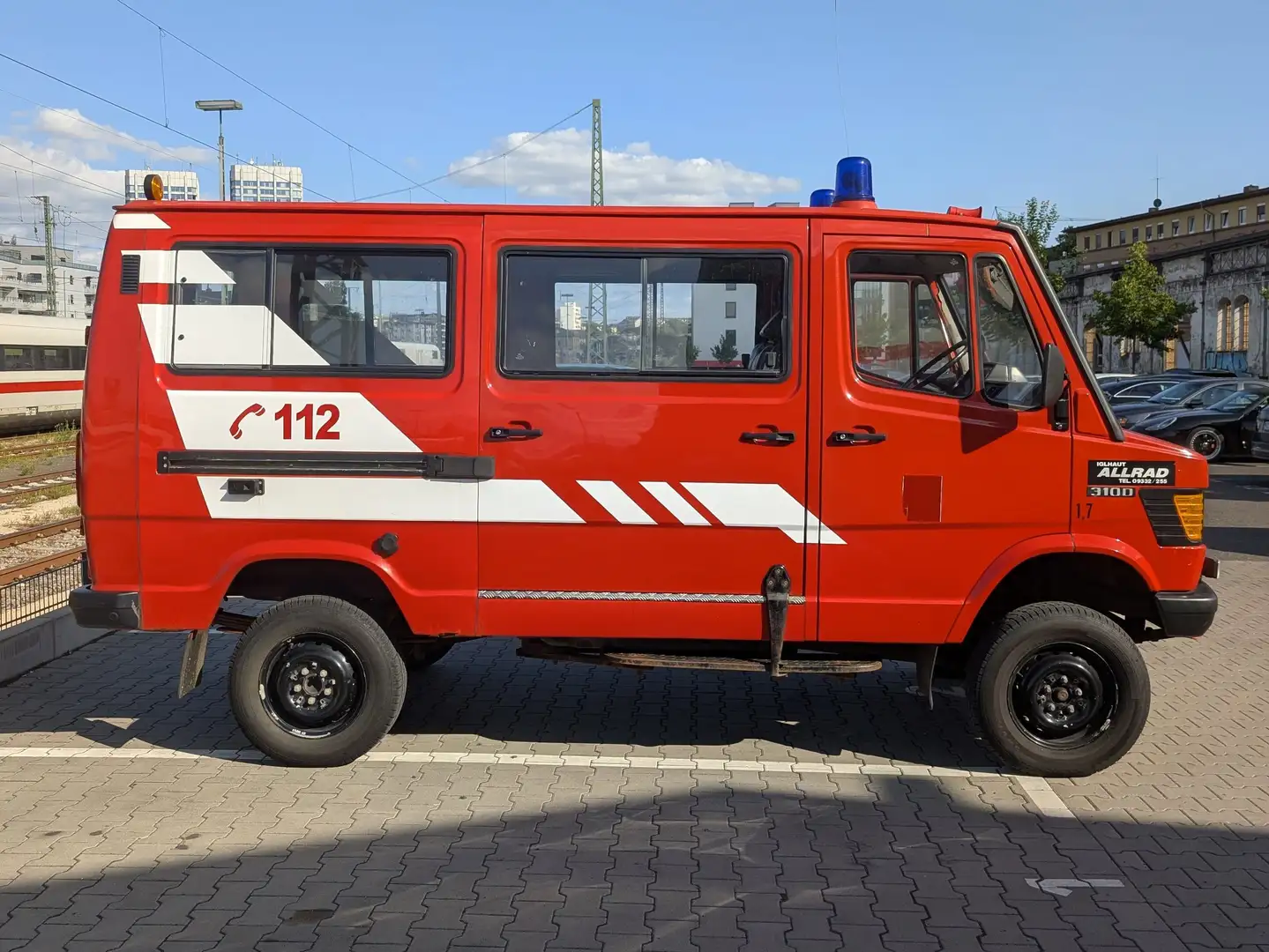 Mercedes-Benz T1 310D IGLHAUT 4x4 Allrad + Sperre & Untersetzung Czerwony - 2