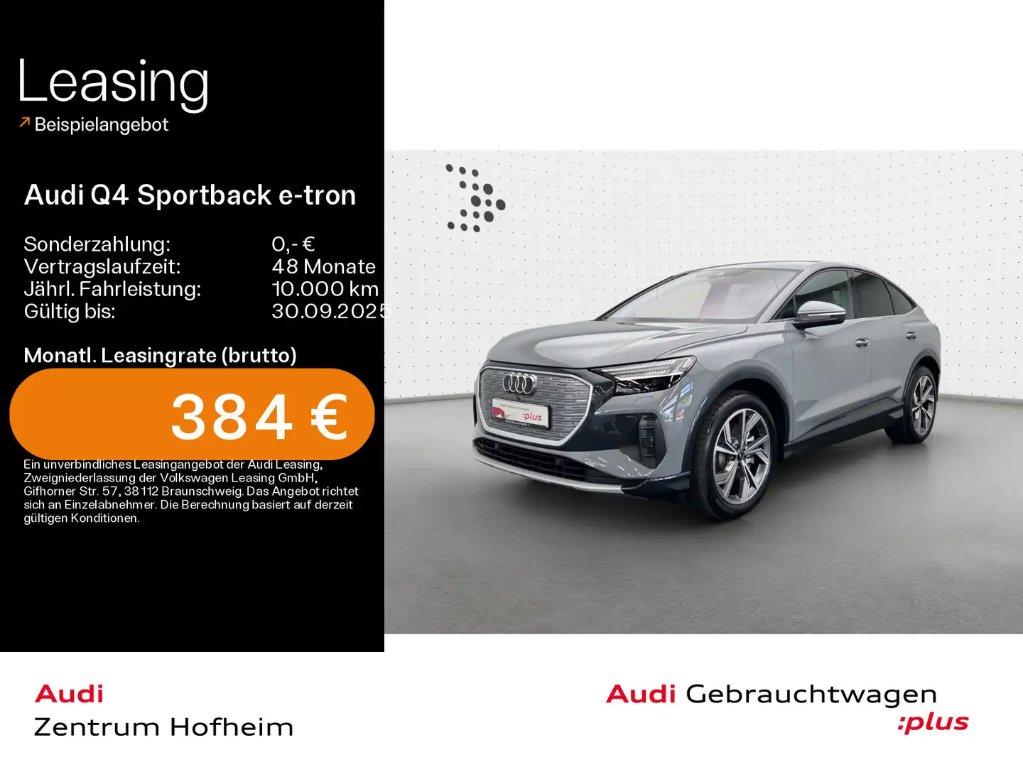 Audi Q4 e-tron 45 advanced*AR-HUD*Matrix*Vi Grijs - 1