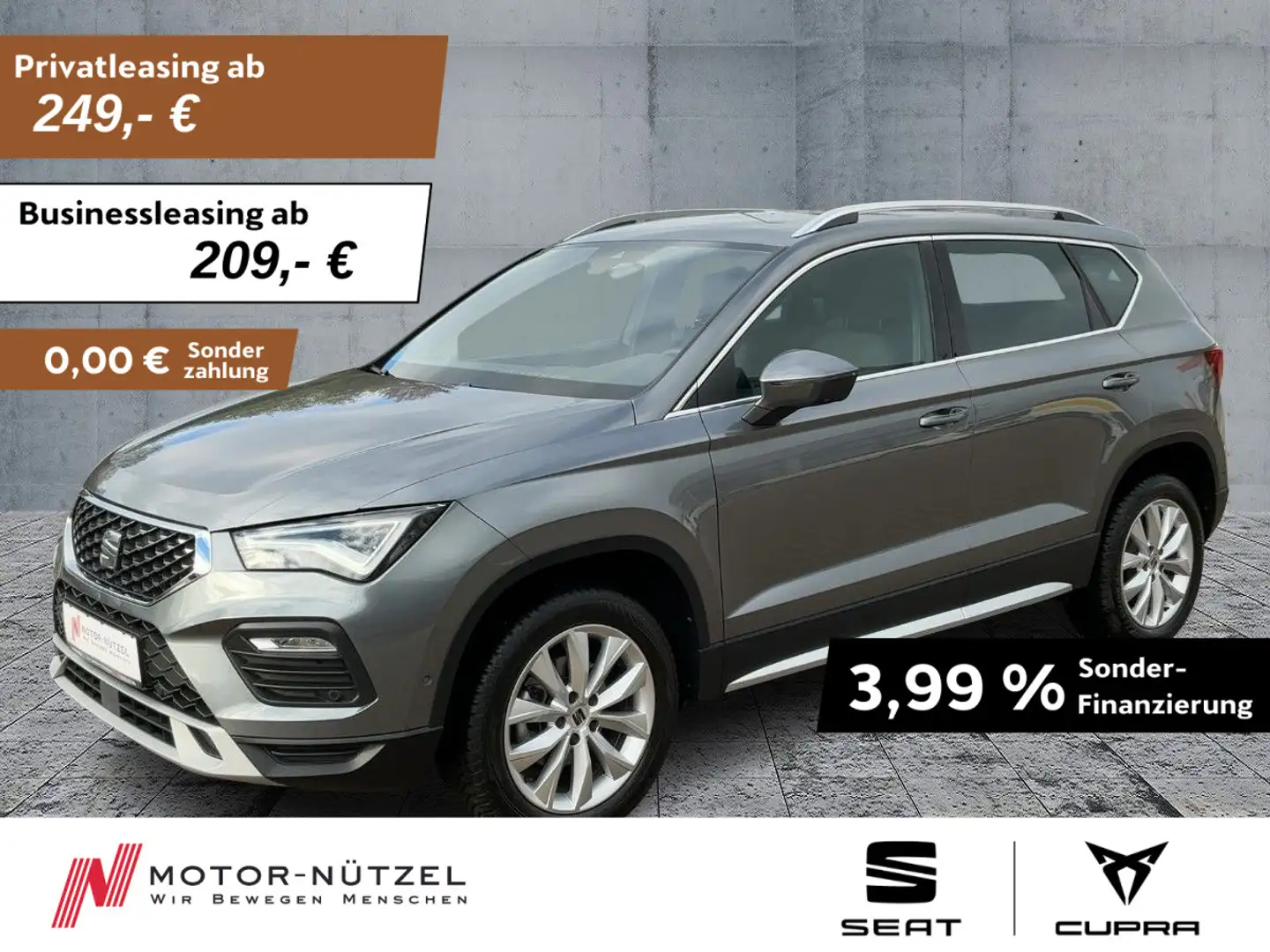 SEAT Ateca 1.5 TSI DSG X-PERIENCE LED+NAV+ACC+SHZ+RFK Grau - 1