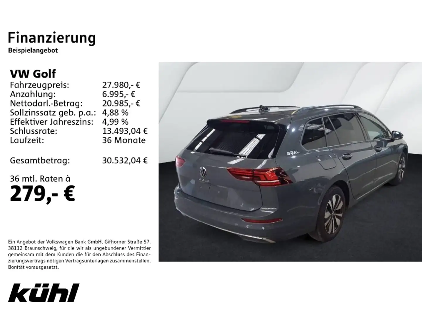 Volkswagen Golf Variant Golf 8 VIII Variant 1.5 TSI Goal LED+ ACC Kamera Grau - 2