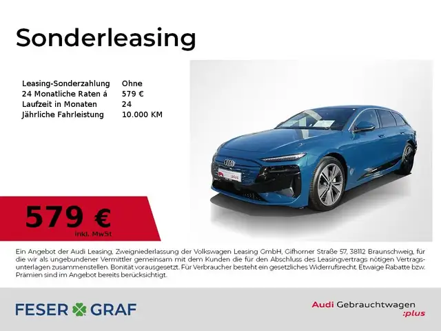 2026 Audi A6 E-Tron in Blue for sale