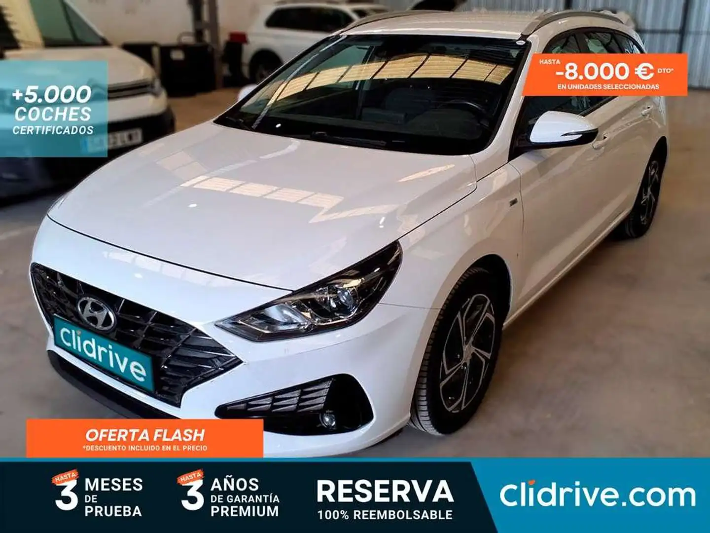 Hyundai i30 5P TGDI 1.0 120CV 48V KLASS Blanco - 1