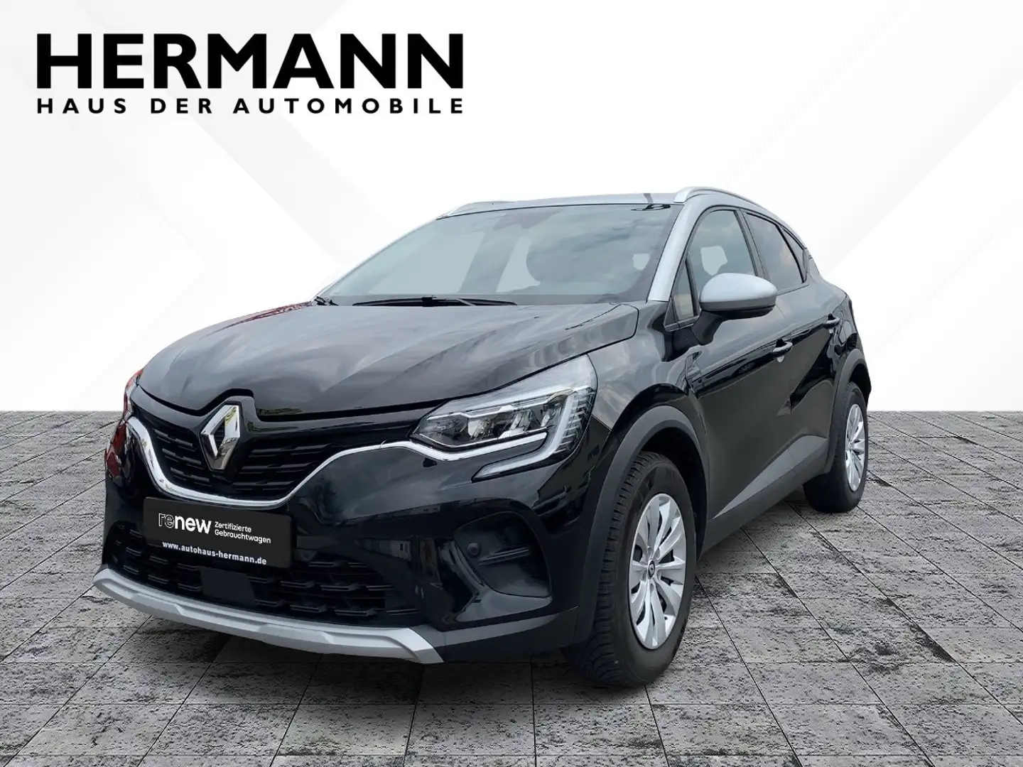 Renault Captur II 1.0 TCe 90 Evolution *LED*NAVI*SpurH Zwart - 1