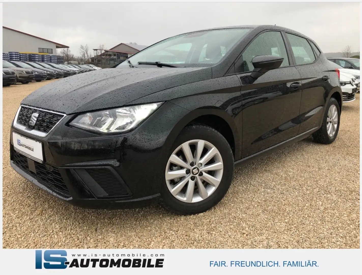 SEAT Ibiza Style, NAVI, KLIMAAUTOMATIK, SHZ, RFK, PDC Schwarz - 1