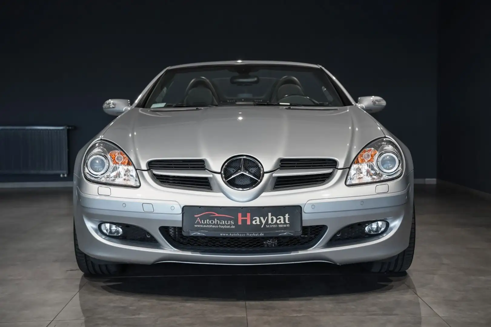 Mercedes-Benz SLK 350 7G Comand-Xenon-Leder-1.Hand Argent - 2